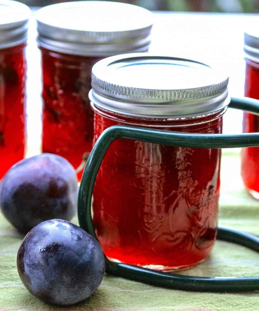 Jars of Plum Jam