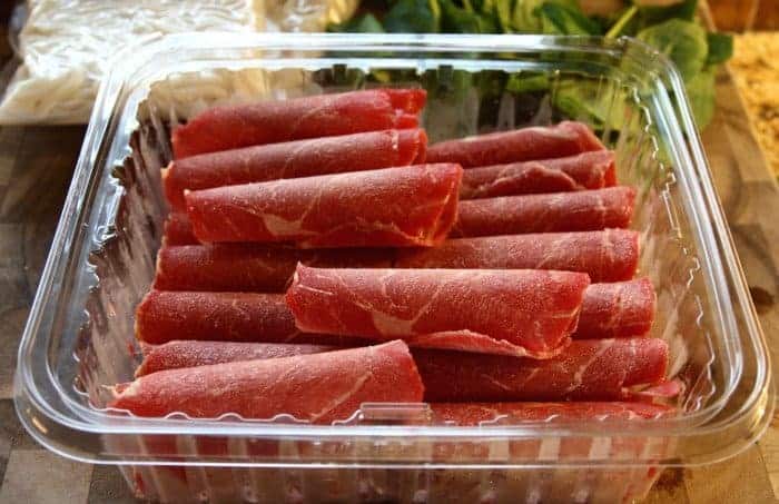 Beef Rib Eye Hot Pot Rolls