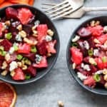 Beet Salad with Grapefruit & Blue Cheese