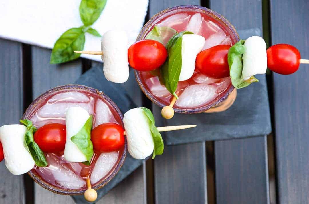 Caprese Caesar Drink