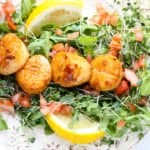 Pan Seared Scallops in Chardonnay Butter Sauce