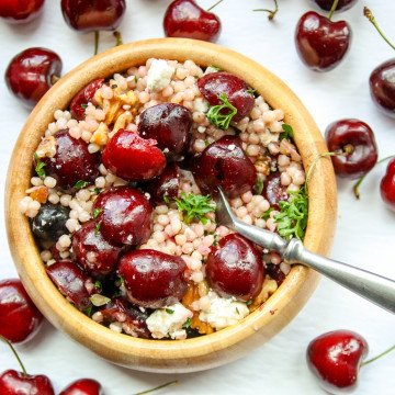 Cherry Walnut Couscous Salad