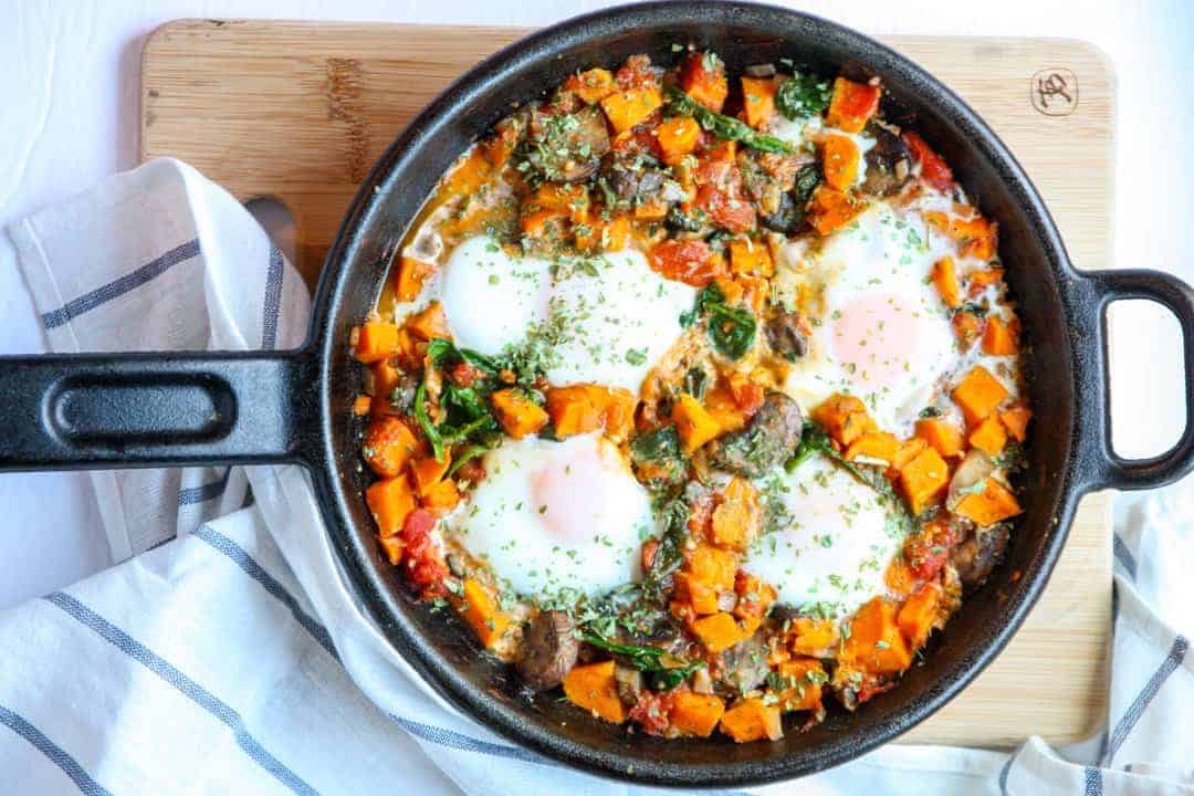 Sweet Potato Egg Skillet
