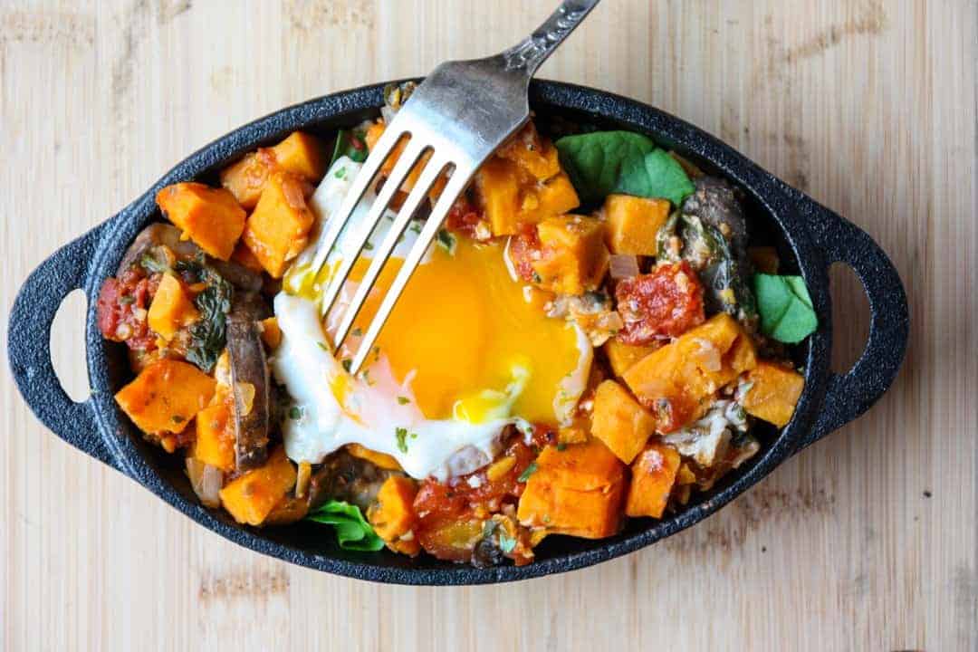 Sweet Potato Egg Skillet