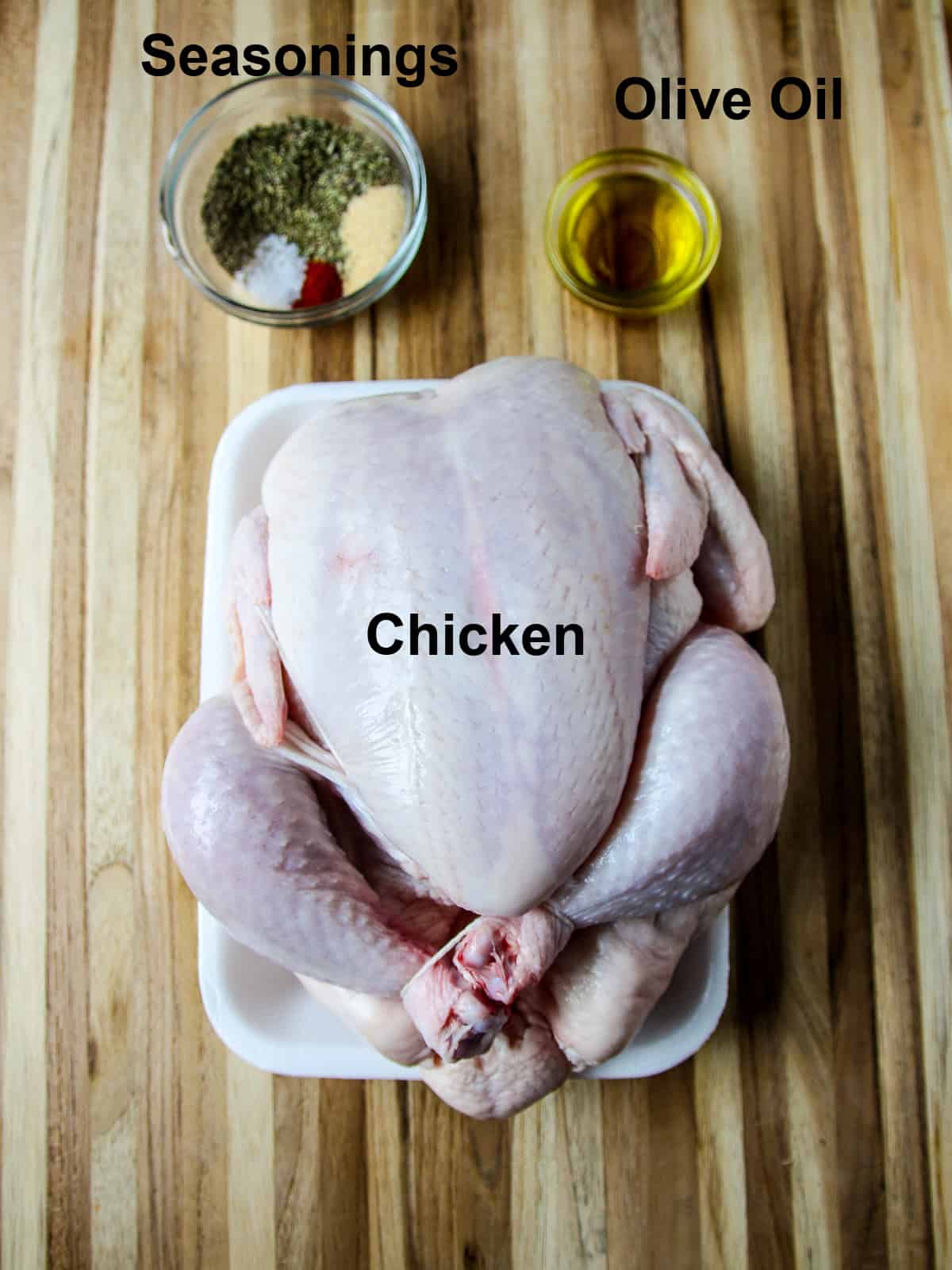 The ingredients to make this recipe.