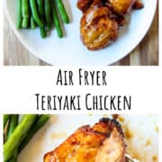 A silver fork removing a bite from a piece of chicken.